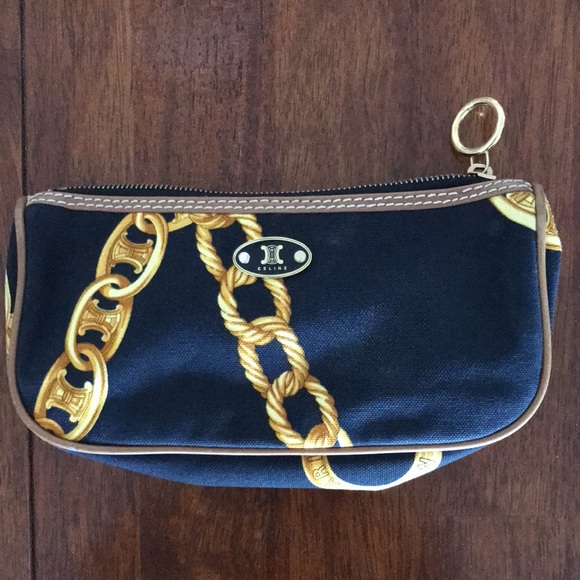 Celine fabric bag with zipper top - Picture 7 of 8